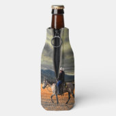 PAARD EN RUITER FLESJESKOELER (Fles Achterkant)