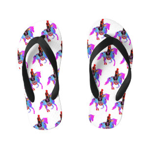 Paard en ruiter Kinder Teenslippers