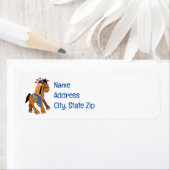 Paard en ruiter Oranje Shirt - Retouradres Etiket (Insitu)