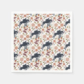 Paard en ruiter servet | Autumn Equestrian Folk Ar (Voorkant)