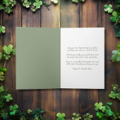 Paard en Shamrocks St Patrick's Day Kaart