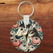 Paard en veren sleutelhanger (Voorkant)