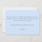 Paard en veulen Moederdag Kaart (Achterkant)