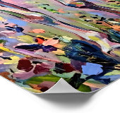 paard en vlinder poster (Hoek)