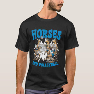 Paard en Volleybal Paard Liefhebbers Volleybal Spe T-shirt