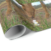 Paard en voorbloem Bunny Cadeaupapier (Rol Hoek)