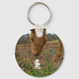 Paard en voorbloem Bunny Sleutelhanger