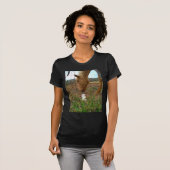 Paard en voorbloem Bunny T-shirt (Voorkant volledig)