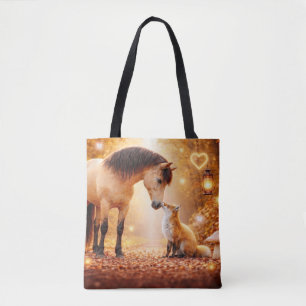 Paard en Vos Fantasie Tote Bag