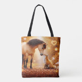 Paard en Vos Fantasie Tote Bag (Achterkant)