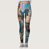 Paard en vrouw aan het water leggings (Voorkant)