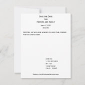 Paard-en-wagen Foto Monogram Uitnodiging Trouwen (Achterkant)