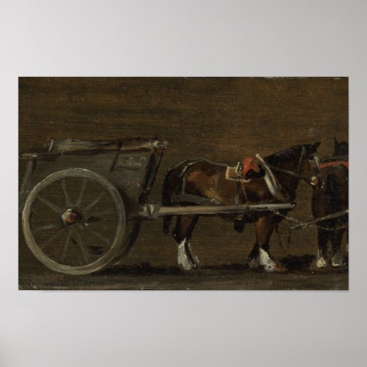 Paard en wagen - John Constable Poster (Voorkant)