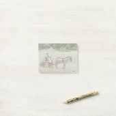 Paard en wagen post-it post-it® notes (Op bureau)