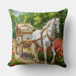 Paard-en-wagen Romantiek Klassiek Huisaccent Kussen
