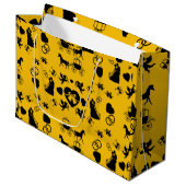 Paard en wagen Romantische bruiloft Groot Cadeauzakje (Voorkant Gekanteld)