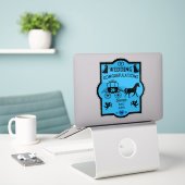 Paard en wagen Romantische bruiloft Sticker (Laptop op bureau)