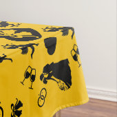 Paard en wagen Romantische bruiloft Tafelkleed (Voorbeeld)