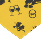 Paard en wagen Romantische bruiloft Tafelkleed (Gekanteld)