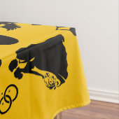 Paard en wagen Romantische bruiloft Tafelkleed (Voorbeeld)