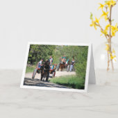 Paard-en-wagens in Park Kaart (Gele Bloem)