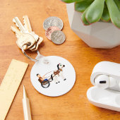 Paard-en-wagentje Ponykoets Sleutelhanger