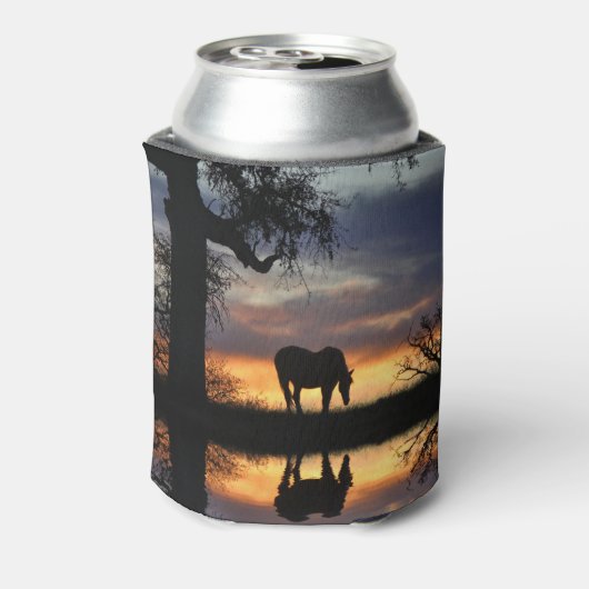 Paard en Water Blikjeskoeler (Blikje Achterkant)