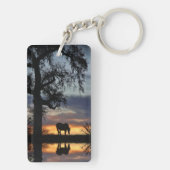  paard en water sleutelhanger (achterkant)