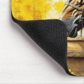 Paard en Zonnebloem Mooie AI Art Muismat (Hoek)