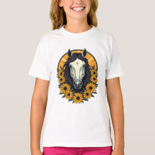 Paard en zwarte ogen Susan Bloemen T-shirt