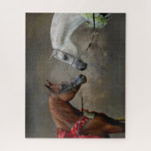 Paard Equestrian Arabische Kampioenen Legpuzzel (Verticaal)