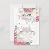 Paard Equestrian Bruiloft RSVP Kaartje (Voorkant)
