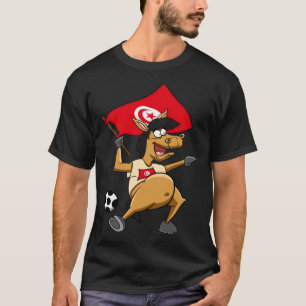 Paard fan Tunesië T-shirt