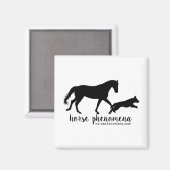 Paard fenomenen magneet (Voorkant / Achterkant)