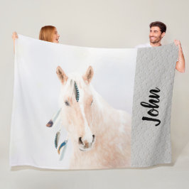 Paard Fleece Deken