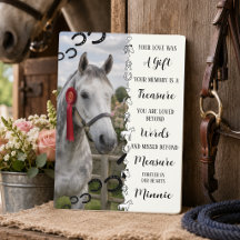 Paard Foto Aangepast Gedicht Herdenking 