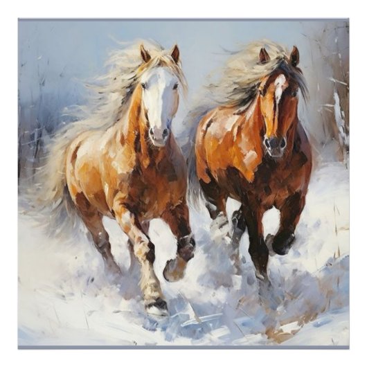 Paard Foto Afdruk (Voorkant)