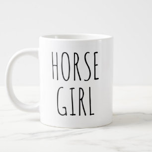 "Paard Gek" Eenvoudige moderne boerderij Grote Koffiekop