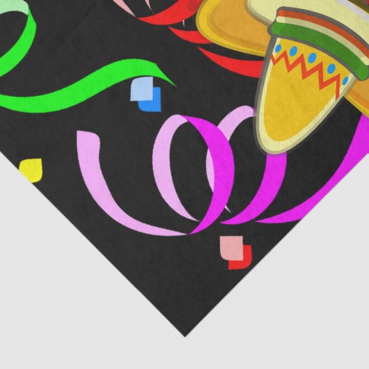 Paard Gelukkige Verjaardag Weefsel Papier (Detail)