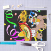 Paard Gelukkige Verjaardag Weefsel Papier (Craft)