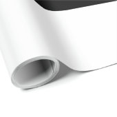 Paard - geometrisch patroon - zwart-wit. cadeaupapier (Rol Hoek)