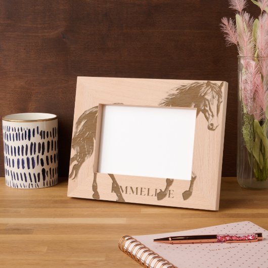 Paard gepersonaliseerd gegraveerde lijstjes (Links)