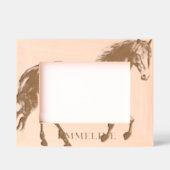 Paard gepersonaliseerd gegraveerde lijstjes (Voorkant)