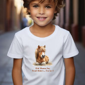 Paard Gepersonaliseerd Peuter T-shirt
