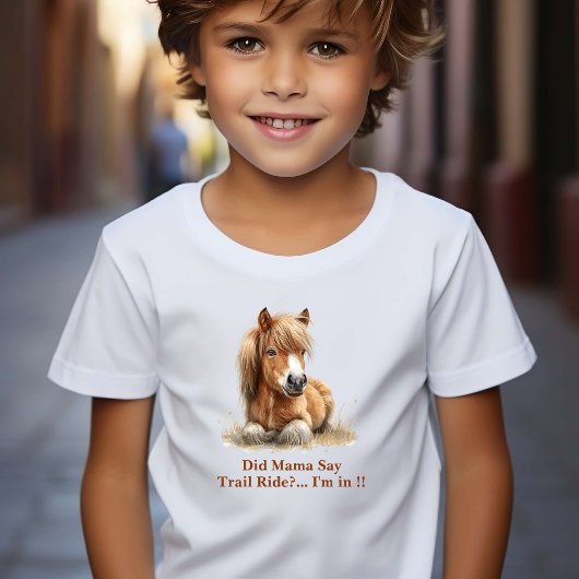 Paard Gepersonaliseerd Peuter T-shirt