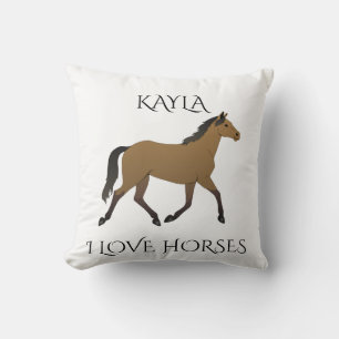 PAARD gepersonaliseerd werpkussen. Kussen