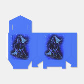 Paard geschenkdoos die in blauwe maanlicht nacht l bedankdoosjes (Uitgevouwen)