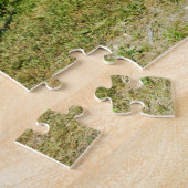 Paard getrokken hark legpuzzel (Zijkant)