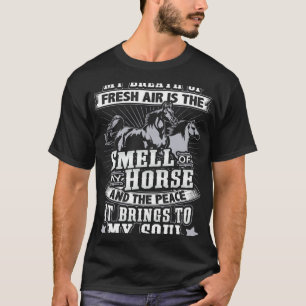 Paard Geur van paard geeft mijn ziel vrede T-shirt