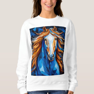 Paard Glas in Lood Trui